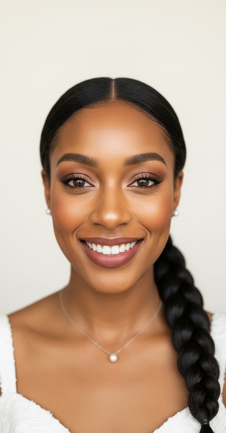 After Side Braid Hairstyle